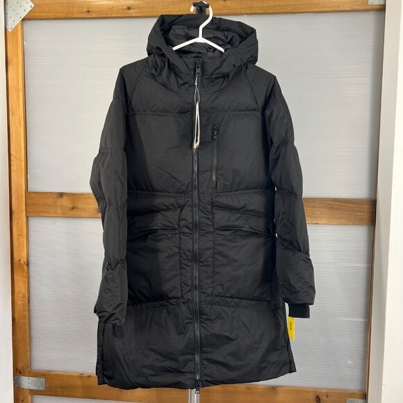 NWT Mondetta Black 700 Fill Power‎ Duck Down Mid-Length Puffer Winter Coat Sz S - Picture 2 of 12